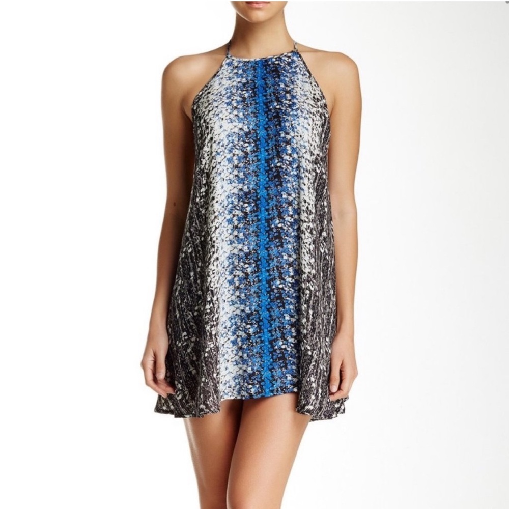 Flirty and feminine Free People t-back small talk slip dress!